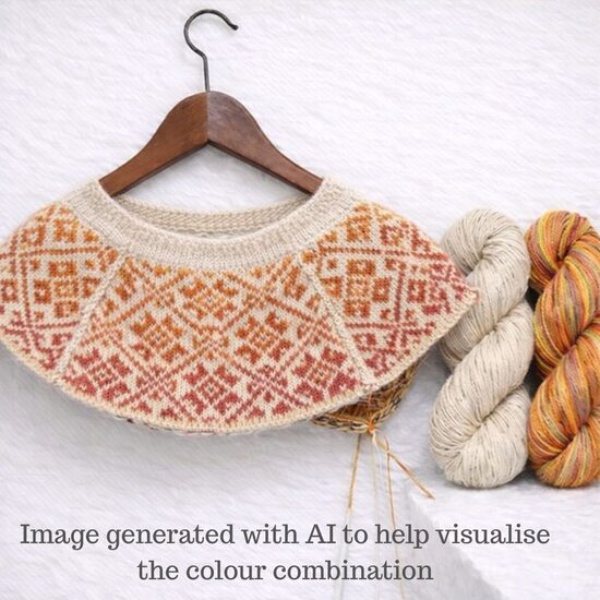 Dundaga Wool / D-16  Morning Peach